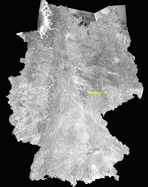 Satellite Image Of Germany